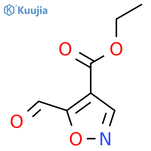 Ethyl 5-formyl-1,2-oxazole-4-carboxylate structure