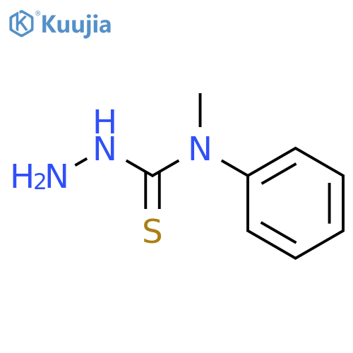 Hydrazinecarbothioamide, N-methyl-N-phenyl- structure