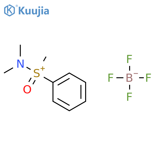 (dimethylamino)(methyl)oxo(phenyl)-lambda6-sulfanylium, tetrafluoroboranuide structure