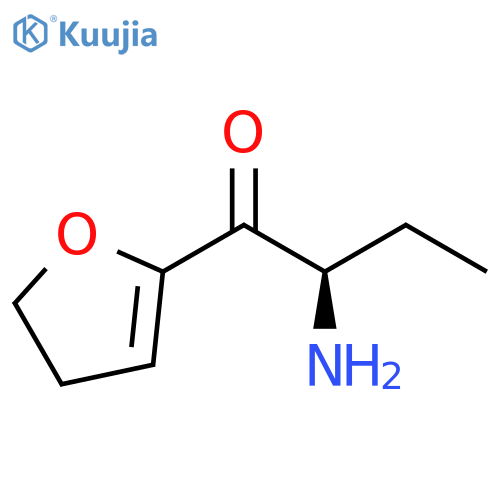 1-Butanone, 2-amino-1-(4,5-dihydro-2-furanyl)-, (2R)- structure