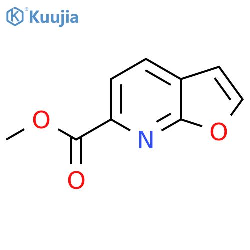 Methyl furo[2,3-b]pyridine-6-carboxylate structure