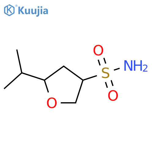 3-Furansulfonamide, tetrahydro-5-(1-methylethyl)- structure