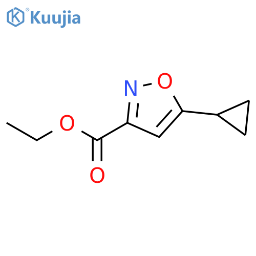 Ethyl 5-cyclopropylisoxazole-3-carboxylate structure