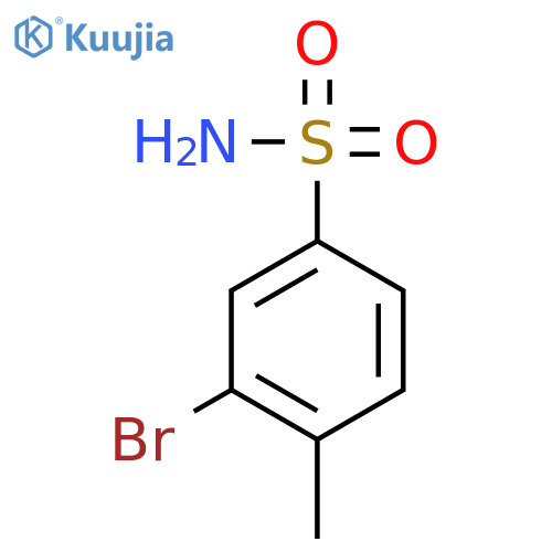 3-Bromo-4-methylbenzenesulfonamide structure