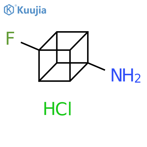 8-fluorocuban-1-amine hydrochloride structure