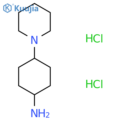 (4-Piperidin-1-ylcyclohexyl)amine dihydrochloride structure