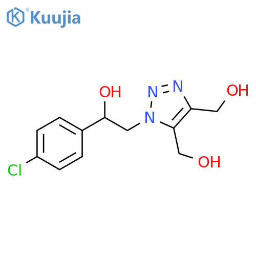 1H-1,2,3-Triazole-4,5-dimethanol, 1-[2-(4-chlorophenyl)-2-hydroxyethyl]- structure