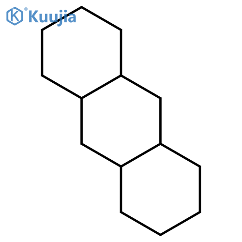 Anthracene,tetradecahydro-, (4aR,8aR,9aR,10aS)-rel- structure