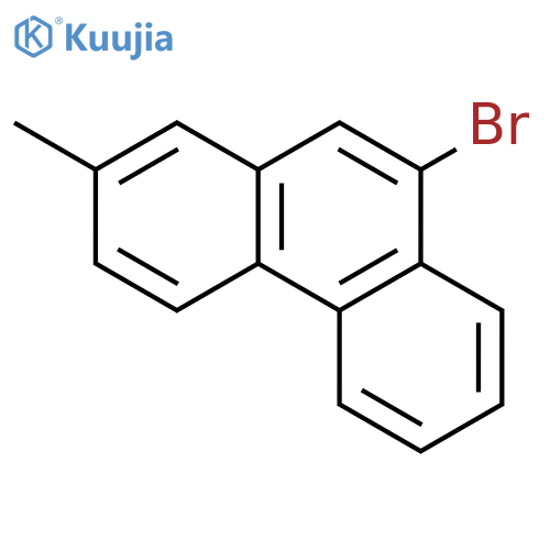 Phenanthrene, 9-bromo-2-methyl- structure