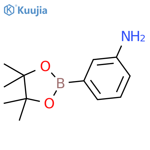 3-(4,4,5,5-Tetramethyl-1,3,2-dioxaborolan-2-yl)aniline structure
