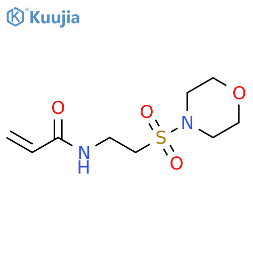 N-2-(morpholine-4-sulfonyl)ethylprop-2-enamide structure