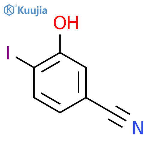 3-hydroxy-4-iodobenzonitrile structure