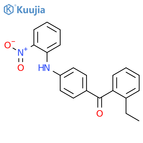 Methanone, (2-ethylphenyl)[4-[(2-nitrophenyl)amino]phenyl]- structure