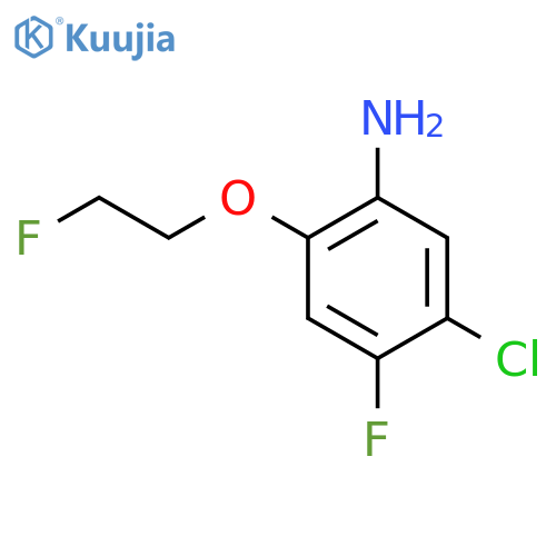 5-chloro-4-fluoro-2-(2-fluoroethoxy)aniline structure