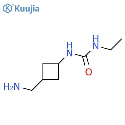 1-[3-(Aminomethyl)cyclobutyl]-3-ethylurea structure