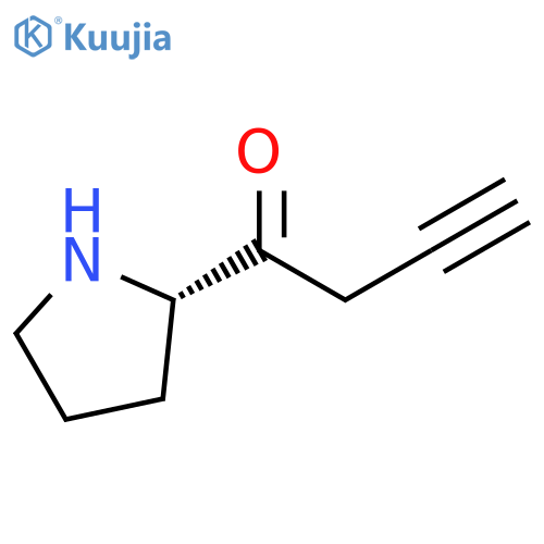 3-Butyn-1-one, 1-(2S)-2-pyrrolidinyl- structure