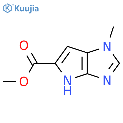 methyl 1-methyl-1H,4H-pyrrolo2,3-dimidazole-5-carboxylate structure