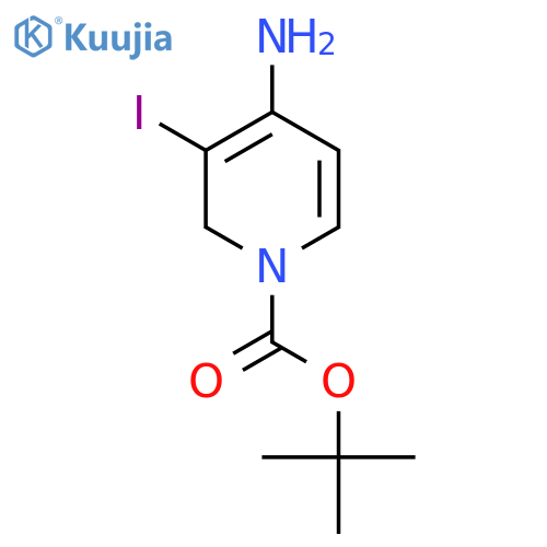 tert-butyl N-(3-iodo-4-pyridyl)carbamate structure