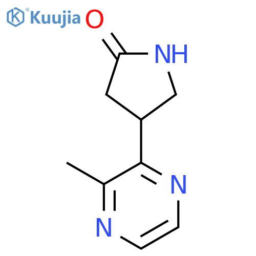 4-(3-methylpyrazin-2-yl)pyrrolidin-2-one structure
