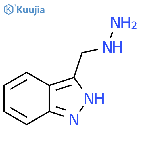 3-(hydrazinylmethyl)-1H-indazole structure