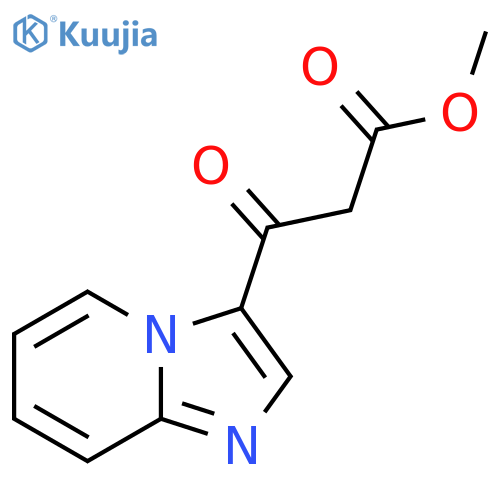 methyl 3-{imidazo1,2-apyridin-3-yl}-3-oxopropanoate structure