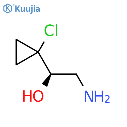 (1R)-2-amino-1-(1-chlorocyclopropyl)ethan-1-ol structure