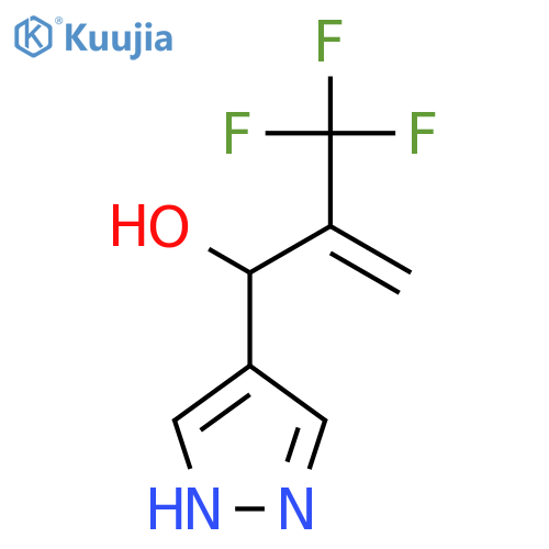 1-(1H-pyrazol-4-yl)-2-(trifluoromethyl)prop-2-en-1-ol structure