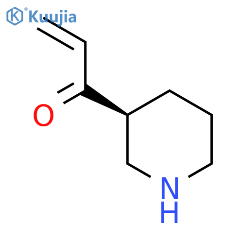 1-[(3S)-piperidin-3-yl]prop-2-en-1-one structure