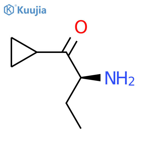 (2S)-2-amino-1-cyclopropylbutan-1-one structure