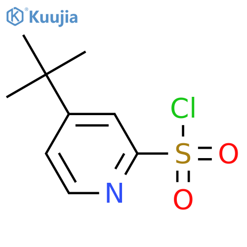 4-(tert-butyl)pyridine-2-sulfonyl chloride structure