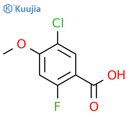 5-chloro-2-fluoro-4-methoxyBenzoic acid structure
