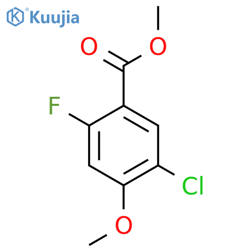 Methyl 5-chloro-2-fluoro-4-methoxybenzoate structure