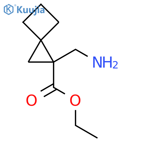 Ethyl 1-(aminomethyl)spiro[2.3]hexane-1-carboxylate structure