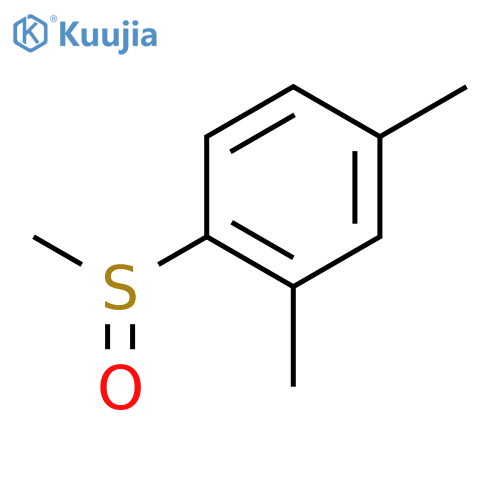 Benzene, 2,4-dimethyl-1-(methylsulfinyl)- structure