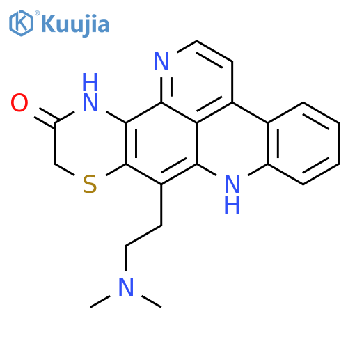 Pyrido[4,3,2-mn][1,4]thiazino[3,2-b]acridin-12(11H)-one, 9-[2-(dimethylamino)ethyl]-8,13-dihydro- structure