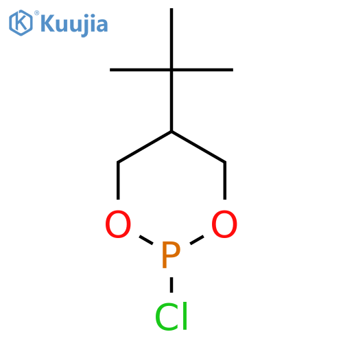 1,3,2-Dioxaphosphorinane, 2-chloro-5-(1,1-dimethylethyl)- structure