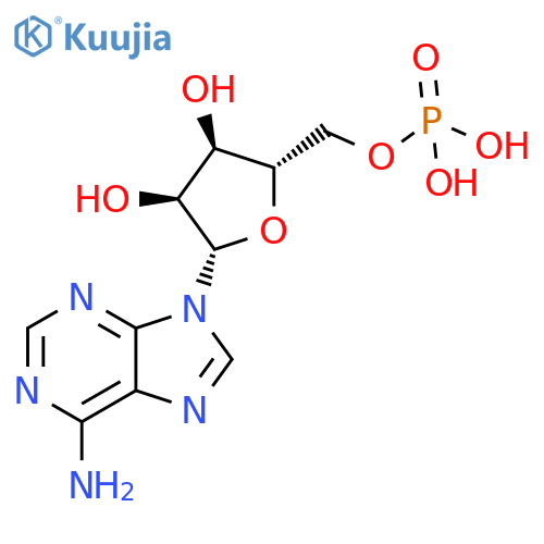 9-(5-O-Phosphono-β-L-ribofuranosyl)-9H-purin-6-amine structure