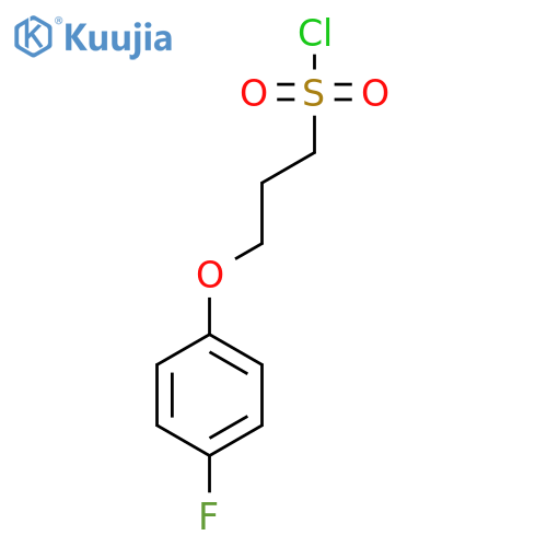 3-(4-Fluorophenoxy)propane-1-sulfonyl chloride structure