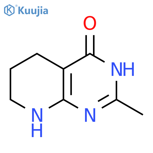2-methyl-5H,6H,7H,8H-pyrido2,3-dpyrimidin-4-ol structure