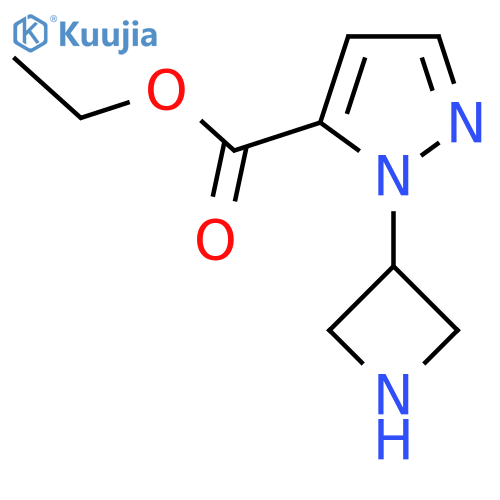 ethyl 1-(azetidin-3-yl)-1H-pyrazole-5-carboxylate structure