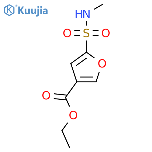 Ethyl 5-(methylsulfamoyl)furan-3-carboxylate structure