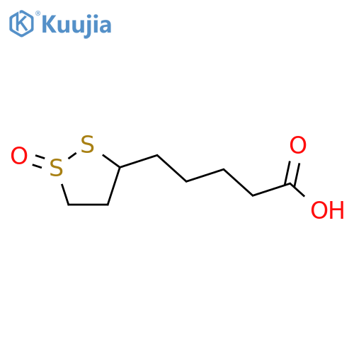 1,2-Dithiolane-3-pentanoic acid, 1-oxide, (1S)- structure