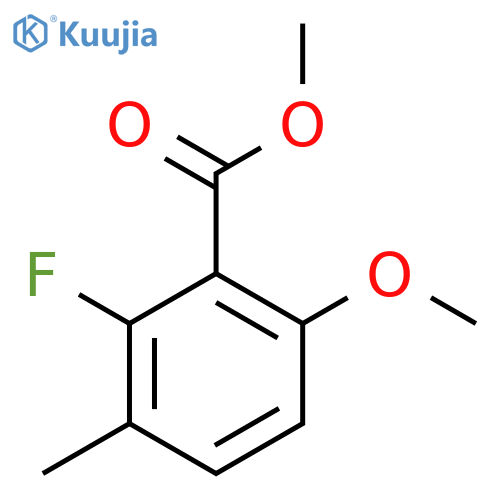 Methyl 2-fluoro-6-methoxy-3-methylbenzoate structure