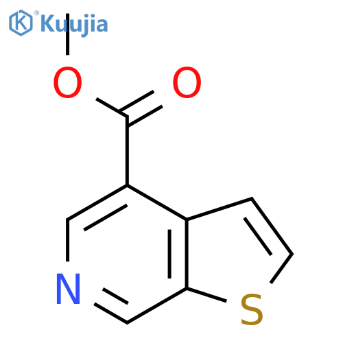 Methyl thieno[2,3-C]pyridine-4-carboxylate structure
