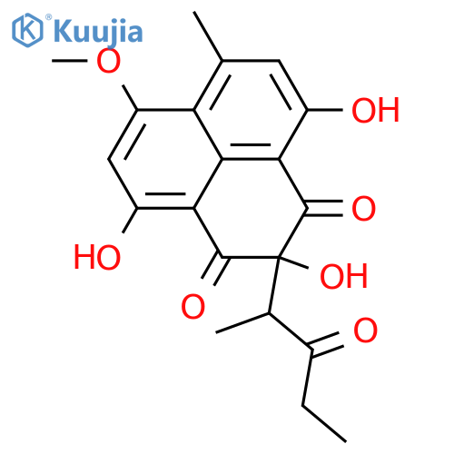 Auxarthrone A; Homologue (R1 = R2 = CH3) structure
