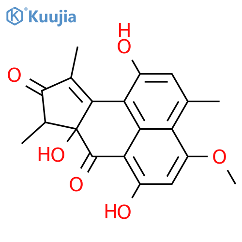 Auxarthrone C; Homologue (R = CH3) structure