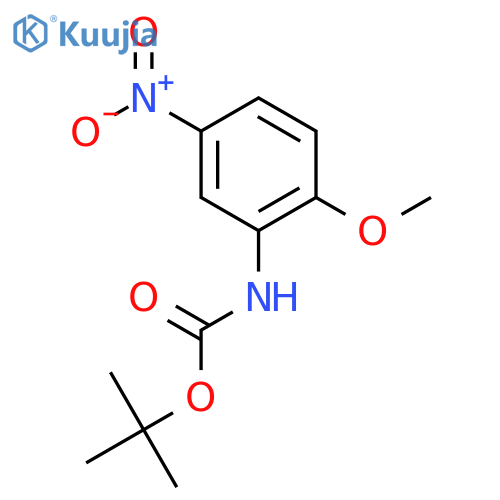 tert-butyl N-(2-methoxy-5-nitrophenyl)carbamate structure