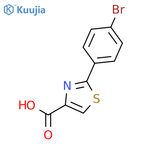 2-(4-Bromophenyl)thiazole-4-carboxylic acid structure