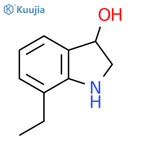 1H-Indol-3-ol, 7-ethyl-2,3-dihydro- structure