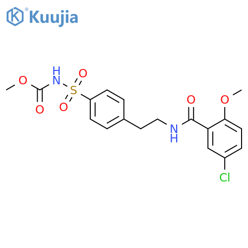 N-4-2-(5-Chloro-2-methoxybenzoyl)aminoethylphenylsulfonylcarbamic Acid Methyl Ester structure